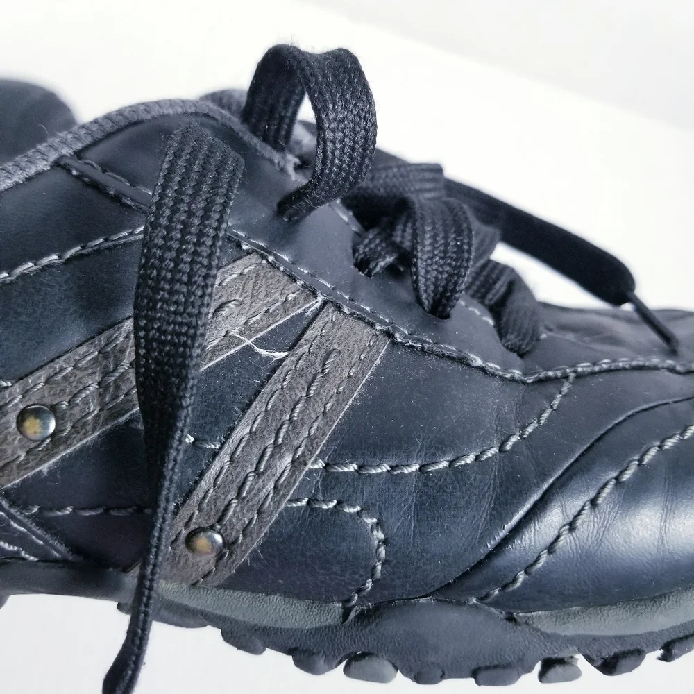 SONOMA BOY'S SNEAKER DRESS SHOE DARK BROWN BLACKISH COLOR SIZE 1